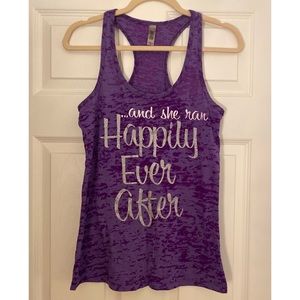 ... and she ran Happily Ever After racetrack tank